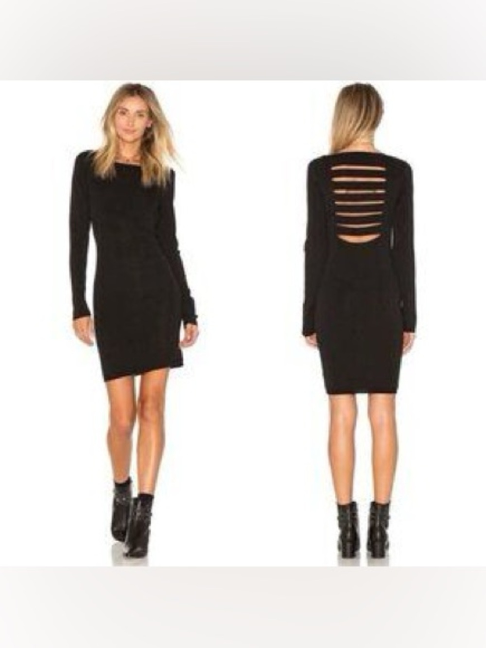 Skull Cashmere black midi (S)